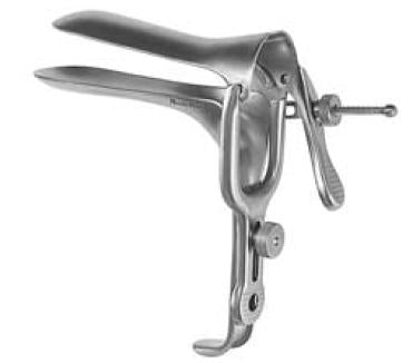 Miltex MeisterHand Vaginal Speculum Pederson NonSterile OR Grade German Stainless Steel X-Narrow Double Blade Duckbill Reusable Without Light Source Capability - H30-62