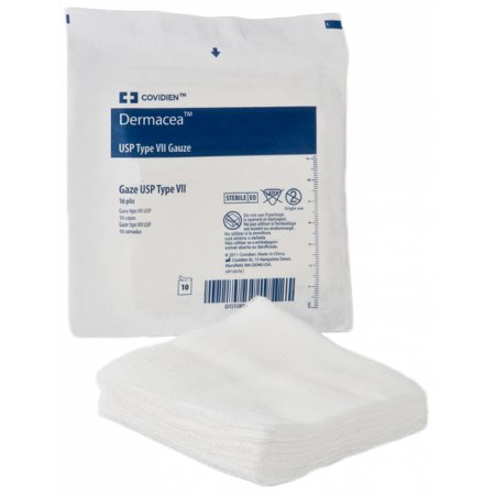 Dermacea - USP Type VII Gauze Sponge Cotton 8-Ply 4 X 4 Inch Square NonSterile - 442211
