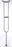 Medline - Bariatric Underarm Crutches Aluminum Frame Adult 550 lbs. Weight Capacity Push Button Adjustment - G60314B