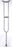 Medline - Bariatric Underarm Crutches Aluminum Frame Adult 550 lbs. Weight Capacity Push Button Adjustment - G61314B