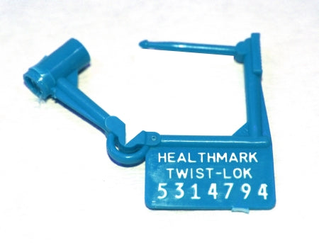 Twist-Loks - Tamper Evident Seal Numbered Blue Plastic 1 Inch - 5224 LB