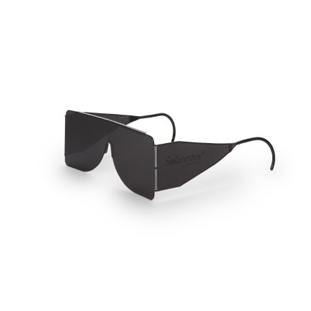 Solarettes - Post Mydriatic Glasses Flexible Temple Smoke Tint Black Frame Over Ear One Size Fits Most - 5108A.FGX
