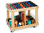 Hausmann Industries Accessorized Dumbbell Wagon 24 X 32 X 39 Inch - 5576-100