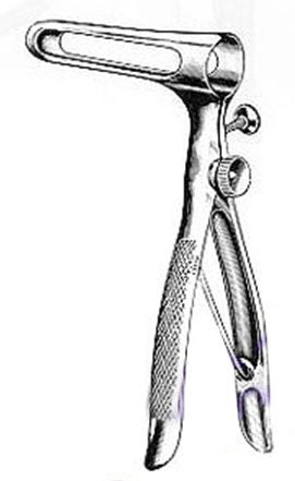 Miltex Rectal Speculum Sims 6 Inch Long / Blades: 3-1/2 Inch Long X 1 Inch Wide at Distal End - 28-2