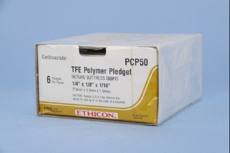 J & J Healthcare Systems Cardiovascular Pledget Soft, 7 Inch X 3 Inch X 1.5 Inch mm, Sterile - PCP50