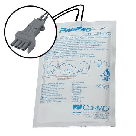 Conmed - Defibrillator Electrode Pad Adult / Child - 2001M-PC
