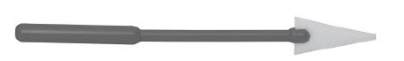 Beaver-Visitec International Merocel Surgical Eye Spear PVA (Polyvinyl Acetal) 2.82 Inch Length 5 Count Pouch - 405101