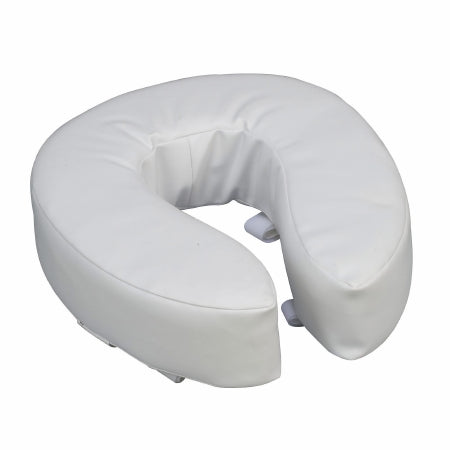 Mabis Healthcare DMI Toilet Seat Cushion 4 Inch Height White - 520-1247-1900