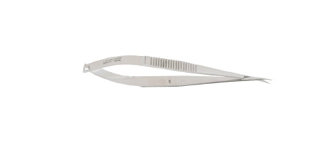 Miltex Miltex Micro Scissors 5-3/4 Inch Length OR Grade Stainless Steel (German) NonSterile Flat Thumb Handle w/Spring Curved Blade Sharp/Sharp - 17-2040