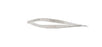 Miltex - Micro Scissors 5-3/4 Inch Length OR Grade German Stainless Steel NonSterile Flat Thumb Handle with Spring Curved Blade Sharp Tip / Sharp Tip - 17-2040