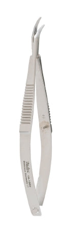 Miltex Miltex Corneal Scissors Castroviejo 4-1/2 Inch Length OR Grade Stainless Steel (German) NonSterile Thumb Handle w/Spring Angled Right Blade Blunt/Blunt - 18-1560
