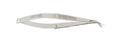 Miltex - Corneal Scissors Castroviejo 4-1/2 Inch Length OR Grade German Stainless Steel NonSterile Thumb Handle with Spring Angled Left Blade Blunt Tip / Blunt Tip - 18-1562