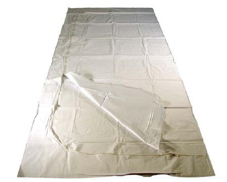Absorbent Specialty Products - Post Mortem Bag 36 W X 94 L Inch One Size Fits Most PEVA Material Zipper Closure, Envelope Style - MBB-PEVA
