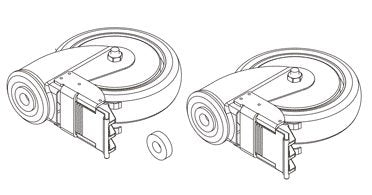 Invacare - Caster Assembly - 1110421