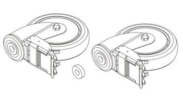 Invacare Caster Assembly - 1110421