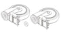 Invacare Caster Assembly - 1110421