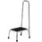 Clinton Industries Step Stool 1-Step Chrome Plated Steel 9 Inch - T-50
