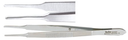 Miltex Miltex Utility Forceps McCullough 4 Inch OR Grade Stainless Steel (German) NonSterile NonLocking Thumb Handle Straight Smooth Tips - 18-962