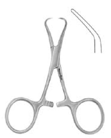 MeisterHand - Towel Clamp Backhaus 5-1/4 Inch Length Stainless Steel - MH7-506