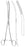 MeisterHand - Dressing Forceps Bozeman 10-1/2 Inch Length Surgical Grade German Stainless Steel NonSterile Ratchet Lock Finger Ring Handle Curved Serrated Tips - MH7-622