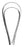 MeisterHand - Uterine Curette Sims 11 Inch Length Hollow Handle with Grooves Size 5 Tip Sharp Teardrop Loop Tip - MH30-1205-5
