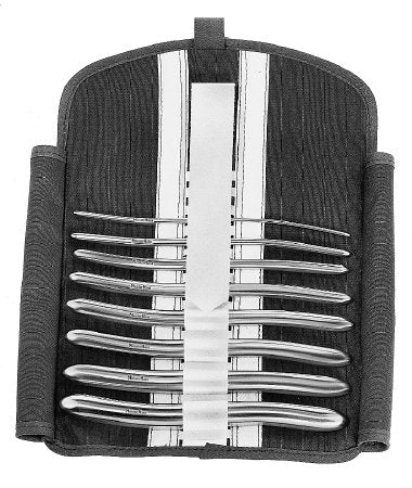 Miltex Uterine Dilator Set Hegar 7-1/2 Inch Stainless Steel NonSterile Reusable - 30-550
