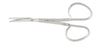 Miltex - Strabismus Scissors 4-1/4 Inch Length OR Grade German Stainless Steel NonSterile Ribbon Style Finger Ring Handle Straight Blade Blunt Tip / Blunt Tip - 18-1454