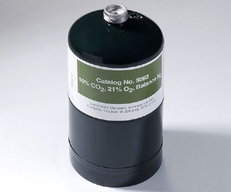 Smiths Medical - ETCO2 Calibration Gas 10% CO2, 21% O2, Balance N2 Advisor Vital Signs Monitor, Capnocheck II Hand-Held Capnograph/Oximeter, Capnocheck Sleep Capnograph/Oximeter, and Capnocheck Plus - 5093