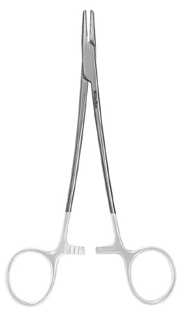 Miltex MeisterHand Needle Holder 6 Inch Serrated Jaws Finger Ring Handle - H8-44TC
