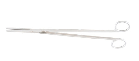 Miltex - Dissecting Scissors Metzenbaum-Nelson 11 Inch Length OR Grade German Stainless Steel NonSterile Finger Ring Handle Straight Blade Blunt Tip / Blunt Tip - 5-190