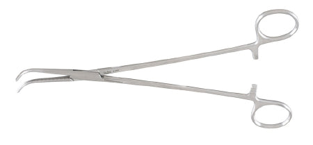 Miltex - Thoracic Forceps Gemini-Mixter 9 Inch Length OR Grade German Stainless Steel NonSterile Ratchet Lock Finger Ring Handle Full Curved Delicate Serrated Tips - 7-258