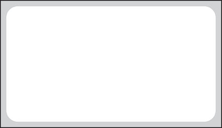 Precision Dynamics Barkley Blank Label Printer Label Without Legend White 1-1/4 X 2-1/4 Inch - TD-114214-XP