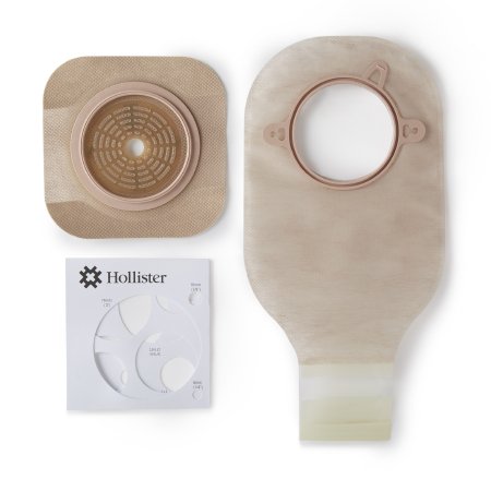 New Image - Ileostomy / Colostomy Pouch Two-Piece System 12 Inch Length Drainable Flat, Trim To Fit - 19004
