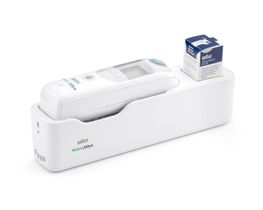 Welch Allyn Braun Thermoscan Pro 6000 Ear Thermometer with Large Cradle - 06000-300