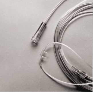 Salter Labs Salter-Style Nasal Cannula Low Flow Pediatric Curved Prong / Non-flared Tip - 1602-7-50