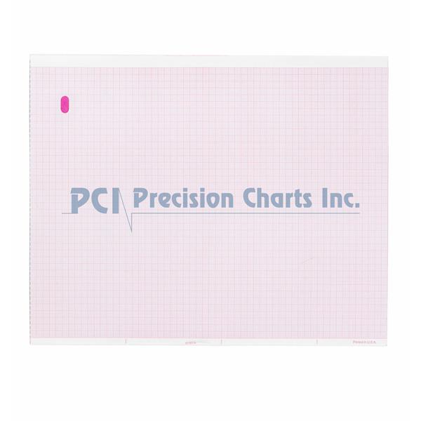 Precision Charts Recording Paper Ecg/Ekg Marquette For Mac 5000 300/Package, 10 Pk/Ca - 9402-020