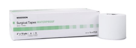 McKesson McKesson Medical Tape Waterproof 2 Inch X 10 Yard White NonSterile - 16-47520