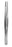 Miltex MeisterHand Dressing Forceps 4-1/2 Inch Surgical Grade Stainless Steel (German) NonSterile NonLocking Thumb Handle Straight Serrated Tips - H6-4