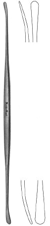 Miltex Miltex Dissector Penfield #5 11-1/2 Inch L, 7 And 8 mm Blade Style No 5, Double End, Blunt, Slightly Curved - 26-1454