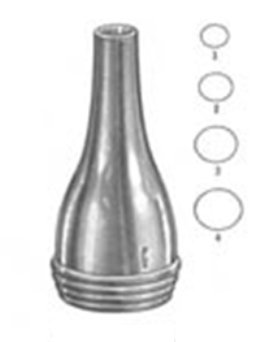 Integra Lifesciences - Ear Speculum Tip Oval Tip Size 3 Chrome Plated 7 mm Reusable - 19-24