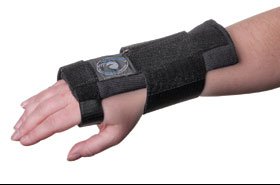 IMAK RSI WrisTimer PM - Night Wrist Brace Aluminum / Foam / Terry Cloth Left or Right Hand Black One Size Fits Most - 510351