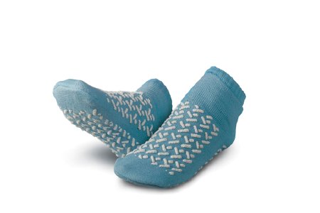 Medline - Slipper Socks 2X-Large Gray - MDTDBLTREDXXL