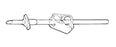 DLP - IV Decanter Non Vented Spike, Flexible Tubing - 40040