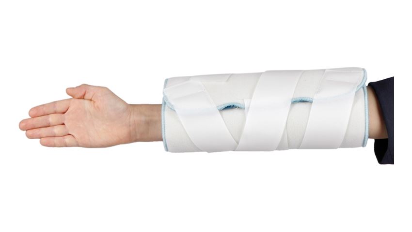 Alimed AliMed Elbow Immobilizer Pediatric Hook and Loop Closure Left or Right Elbow Up to 10 Inch Circumference - 52112