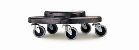 Saalfeld Redistribution Rubbermaid Brute Dolly 3 Inch Casters 3 Inch Casters 250 lbs. Without Handle HDPE - FG264000BLA