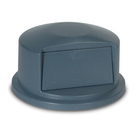 Saalfeld Redistribution Rubbermaid Duramold Brute Trash Can Lid Dome Lid, Gray - FG263788GRAY