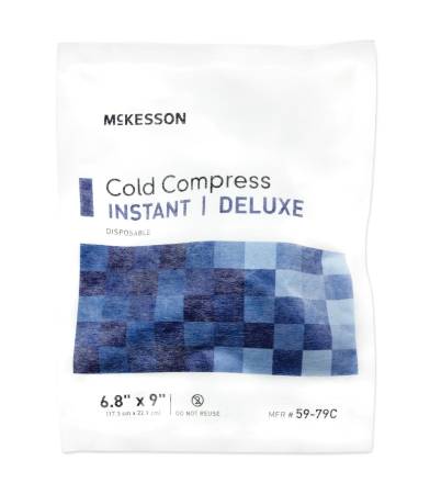 McKesson McKesson Deluxe Instant Cold Pack General Purpose Large 6.8 X 9 Inch Soft Cloth Disposable - 59-79C