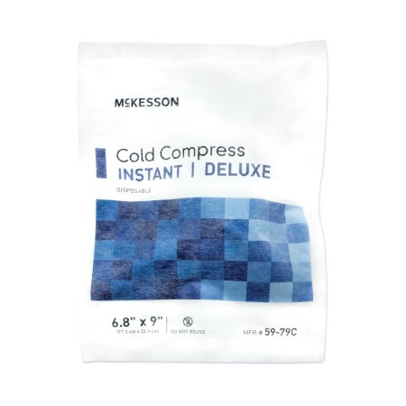 McKesson Deluxe - Instant Cold Pack General Purpose Large 6-4/5 X 9 Inch Fabric / Ammonium Nitrate / Water Disposable - 59-79C