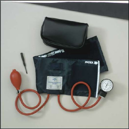 Medline - Aneroid Sphygmomanometer Unit 2-Tubes Adult Large Cuff - MDS9388LF