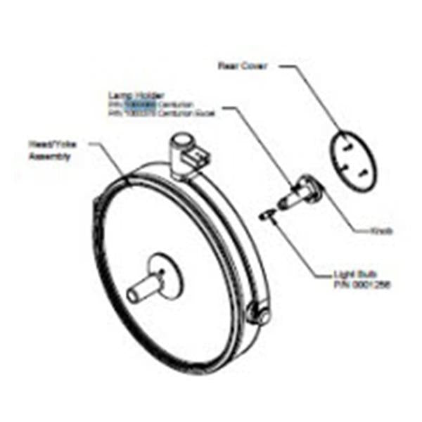 Bovie Aaron Medical Holder Lamp Centurian Each - BV-1000088